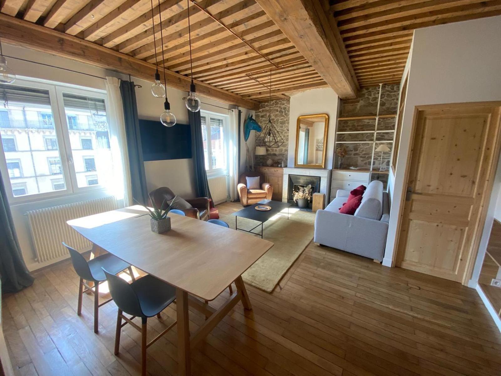 Appartement T3 Hyper Centre De Lyon, Super Vue Fourviere المظهر الخارجي الصورة