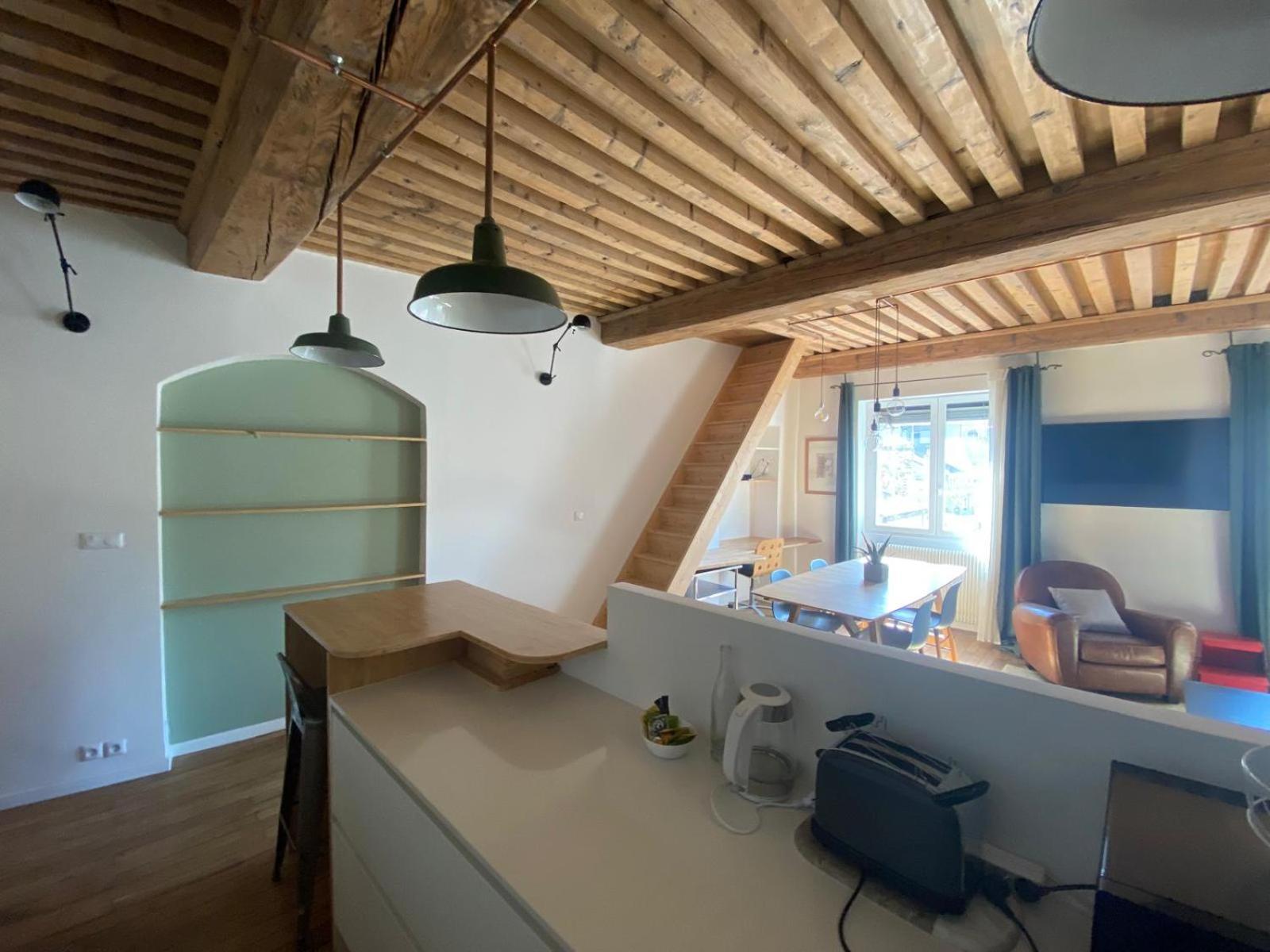 Appartement T3 Hyper Centre De Lyon, Super Vue Fourviere المظهر الخارجي الصورة